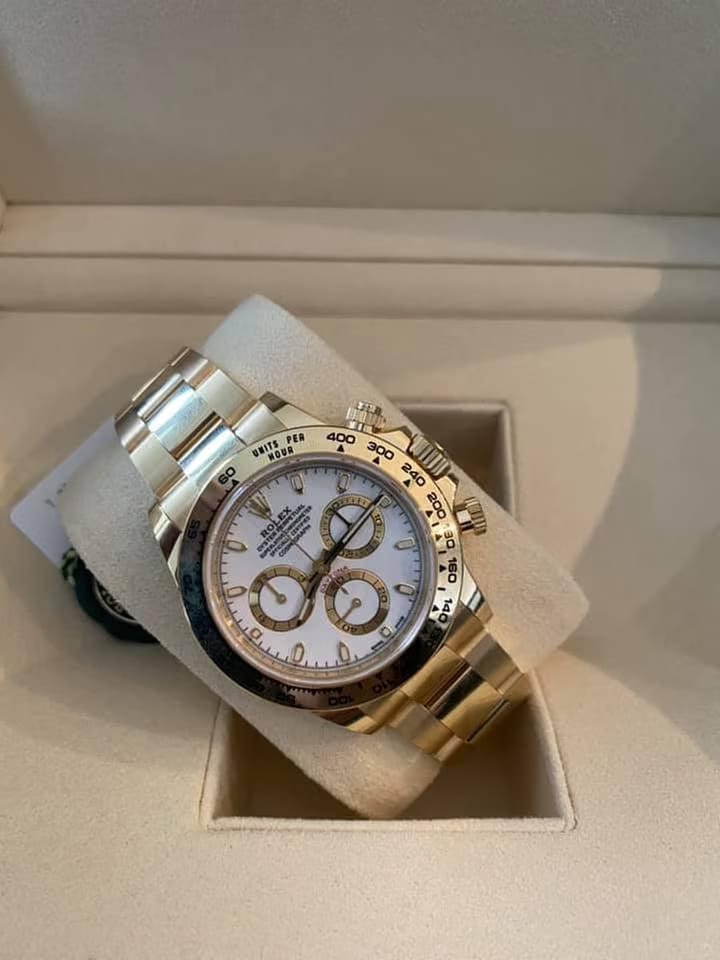 Rolex | Daytona | 116508 | Yellow gold | 40 mm | Yellow gold | White | Automatic