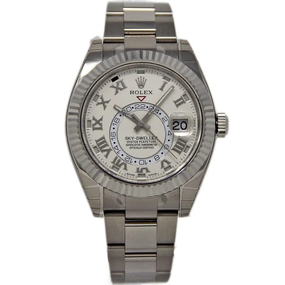 Rolex | Sky-Dweller | 326939 | White gold | 42 mm | White gold | Champagne | Automatic