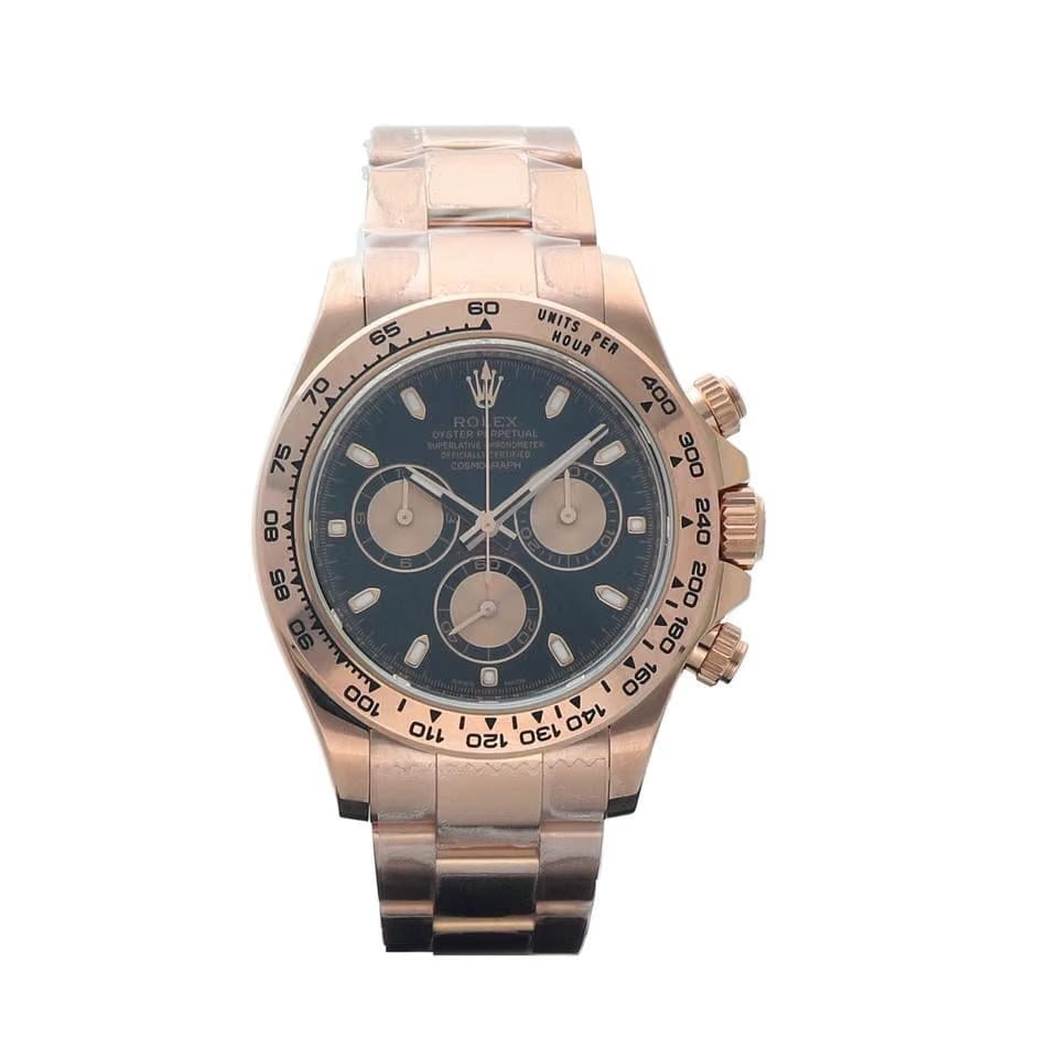 Rolex Daytona Cosmograph Daytona 116505 18k Rose Gold Black Dial Automatic Men's Watch