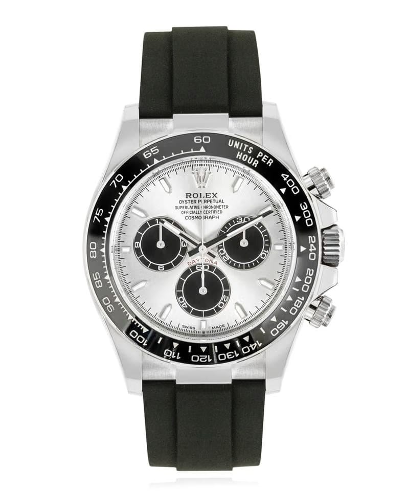 Rolex | Daytona | 126519LN | White gold | 40 mm | Rubber | Grey | Automatic