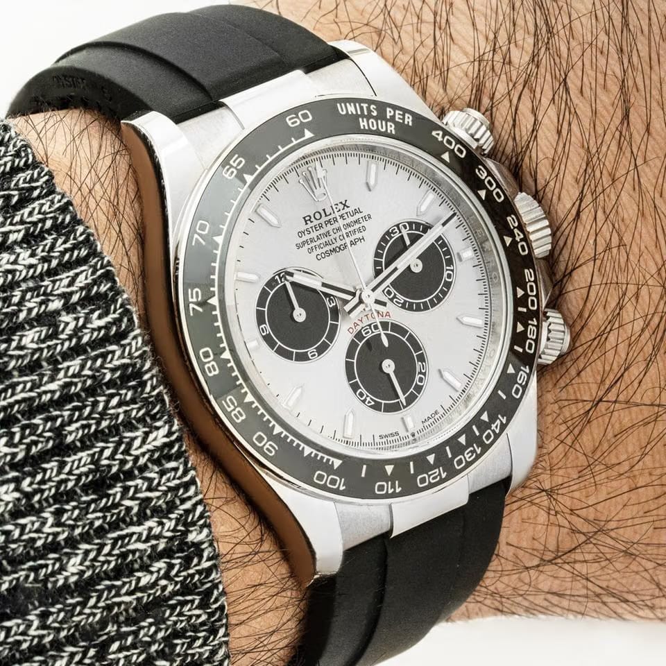 Rolex | Daytona | 126519LN | White gold | 40 mm | Rubber | Grey | Automatic
