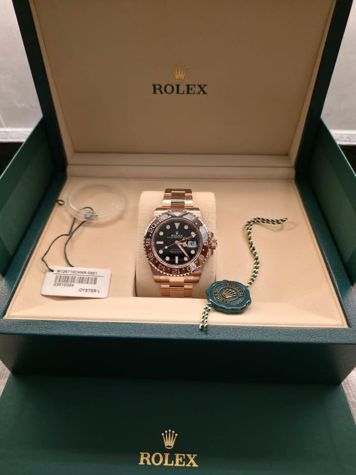 Rolex | GMT-Master II | 126715CHNR | 40 mm | Rose gold | Automatic