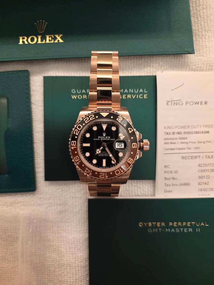 Rolex | GMT-Master II | 126715CHNR | 40 mm | Rose gold | Automatic