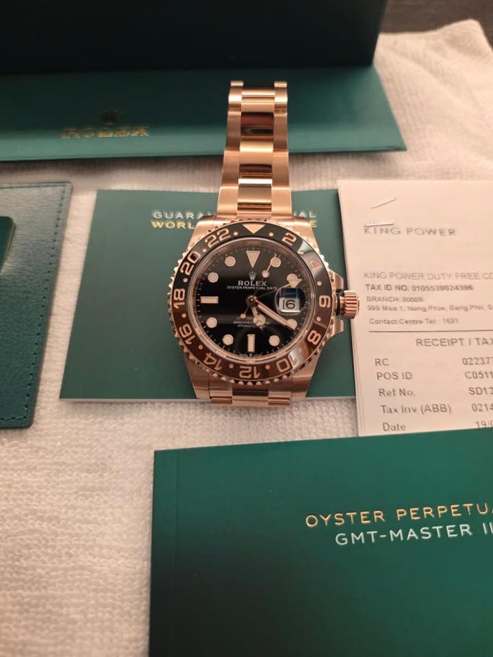 Rolex | GMT-Master II | 126715CHNR | 40 mm | Rose gold | Automatic