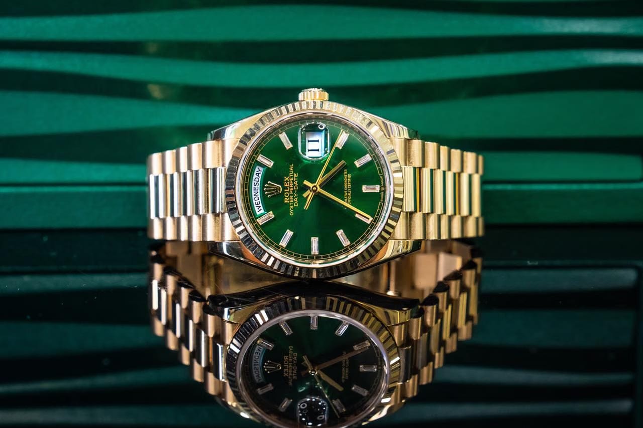 Rolex | Day-Date | 128238 | Yellow gold | 36 mm | Yellow gold | Champagne | Automatic
