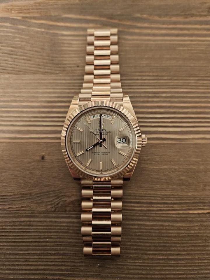 Rolex | Day-Date | 228235 | Rose gold | 40 mm | Rose gold | Gold | Automatic