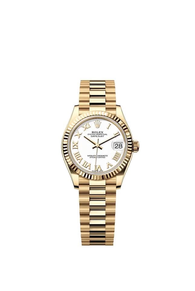 Rolex | Datejust | 278278 | Yellow gold | 31 x 37 mm | Yellow gold | White | Automatic