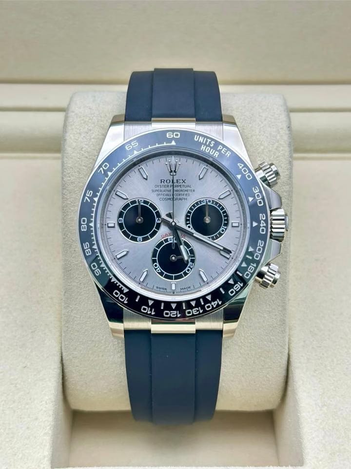 Rolex | Daytona | 126519LN | White gold | 40 mm | Rubber | Silver | Automatic