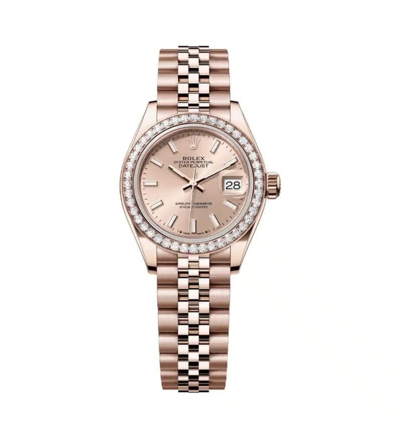 Rolex | Datejust | 279135RBR | Rose gold | 28 mm | Rose gold | Pink | Automatic