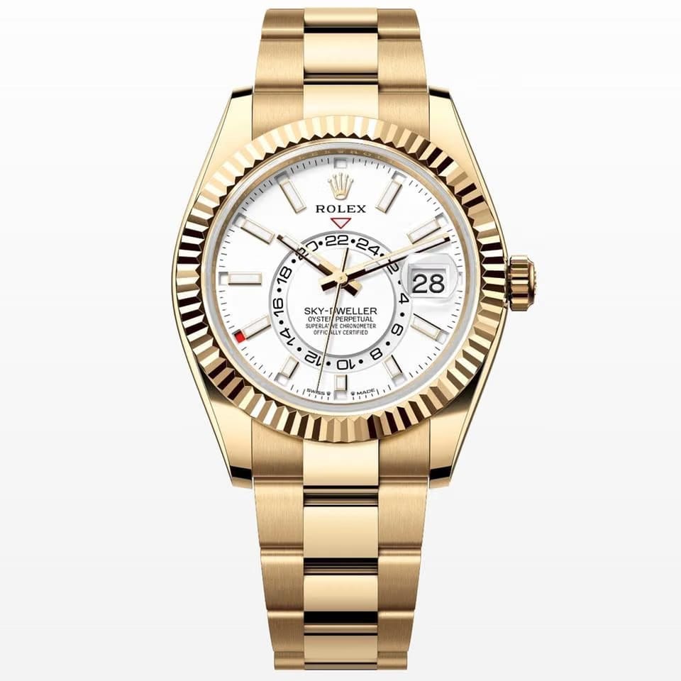 Rolex | Sky-Dweller | 336938 | Yellow gold | 42 mm | Yellow gold | White | Automatic