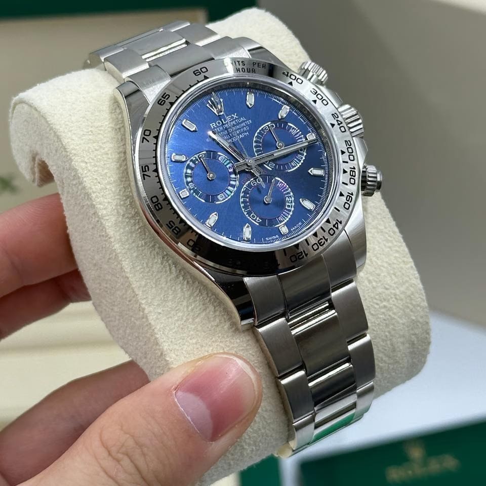 Rolex | Daytona | 116509 blue | White gold | 40 mm | White gold | Blue | Automatic