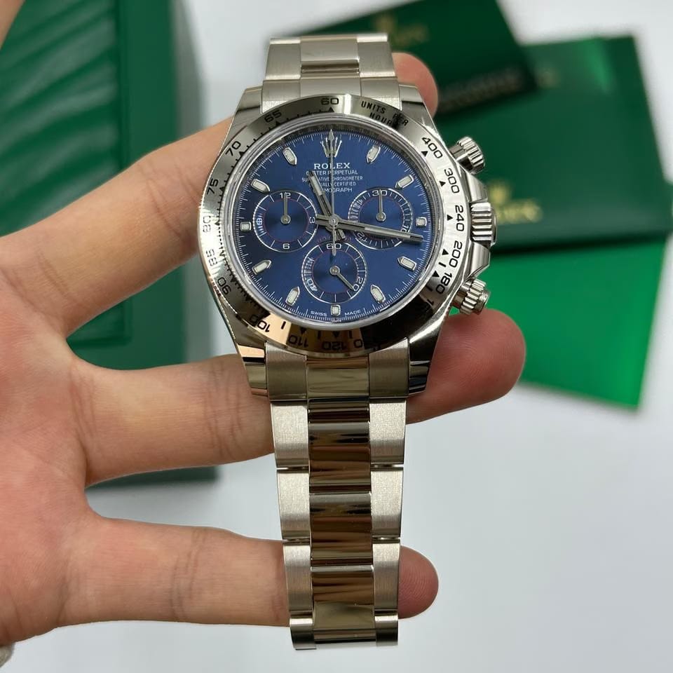 Rolex | Daytona | 116509 blue | White gold | 40 mm | White gold | Blue | Automatic