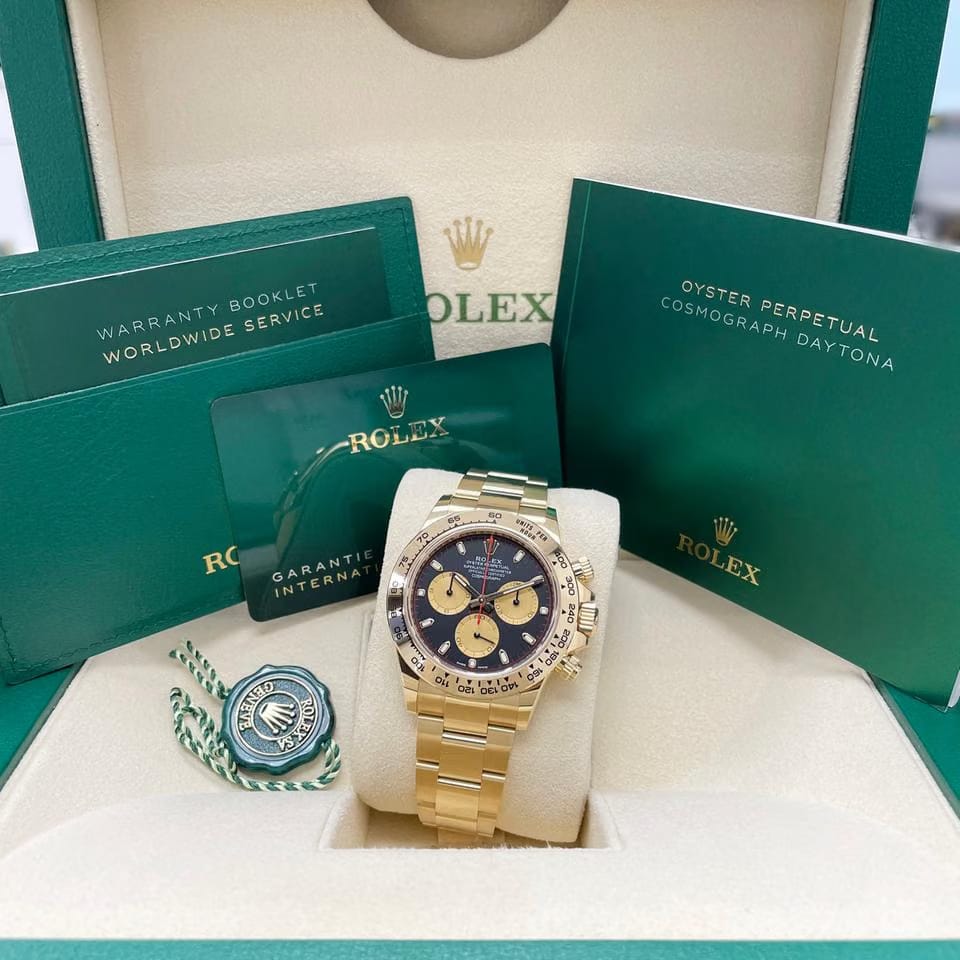 Rolex | Daytona | 116508 Paul Newman | Yellow gold | 40 mm | Yellow gold | Black | Automatic