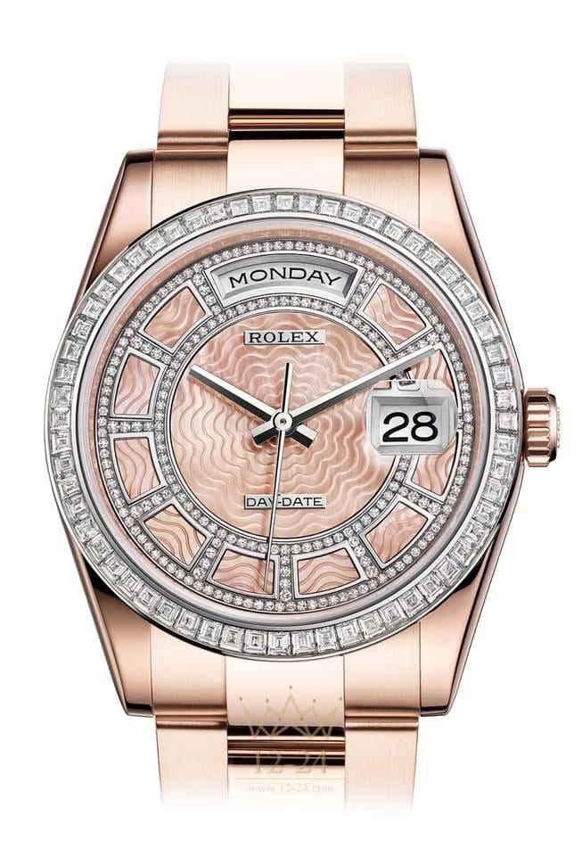 Rolex | Day-Date | 118395BR | Rose gold | 36 mm | Rose gold | Mother of pearl | Automatic