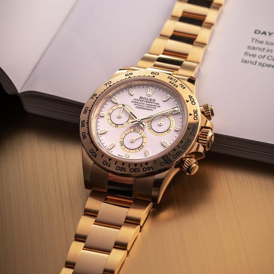 Rolex | Daytona | 116508-0001 | Yellow gold | 40 mm | Yellow gold | White | Automatic