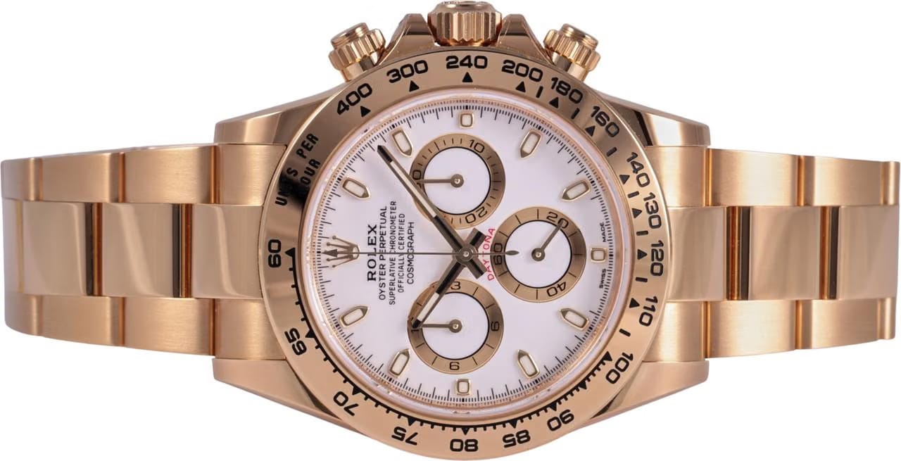 Rolex | Daytona | 116508-0001 | Yellow gold | 40 mm | Yellow gold | White | Automatic