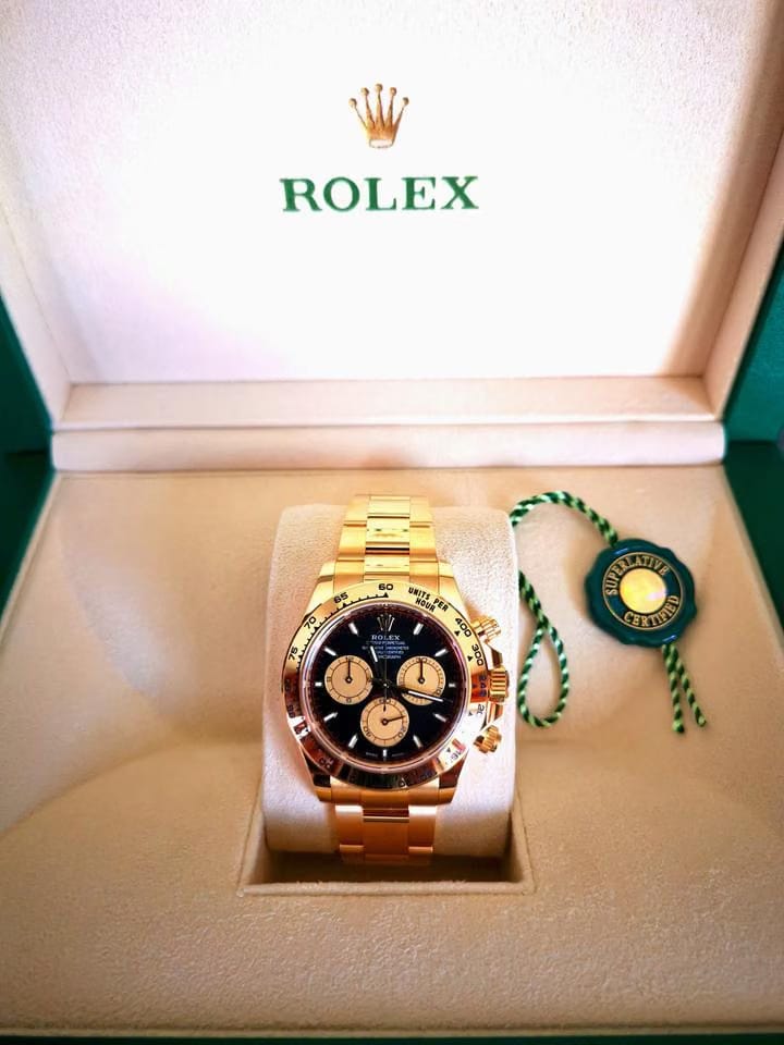 Rolex | Daytona | 126508 | 40 mm | Yellow gold | Automatic