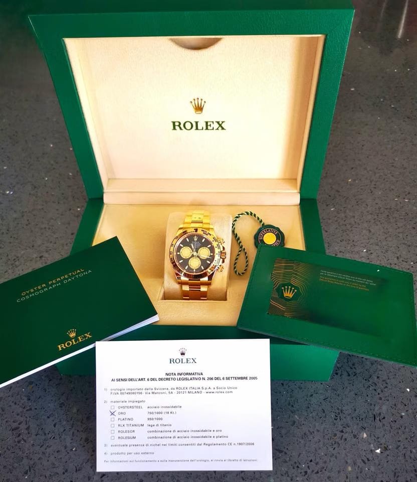 Rolex | Daytona | 126508 | 40 mm | Yellow gold | Automatic