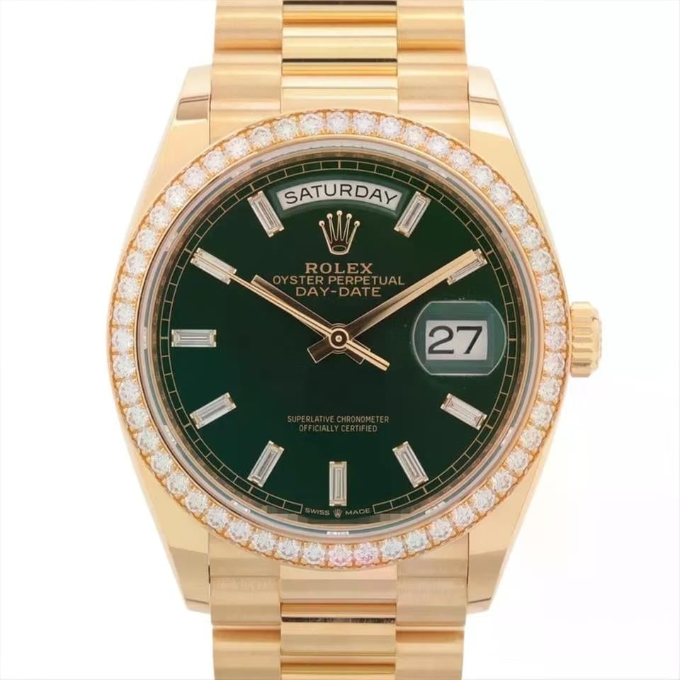 Rolex | Day-Date | 128348RBR | Yellow gold | 36 mm | Yellow gold | Automatic