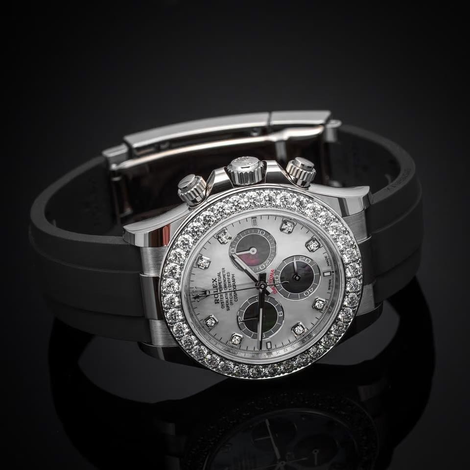 Rolex | Daytona | 126589RBR | White gold | 40 mm | Rubber | Mother of pearl | Automatic