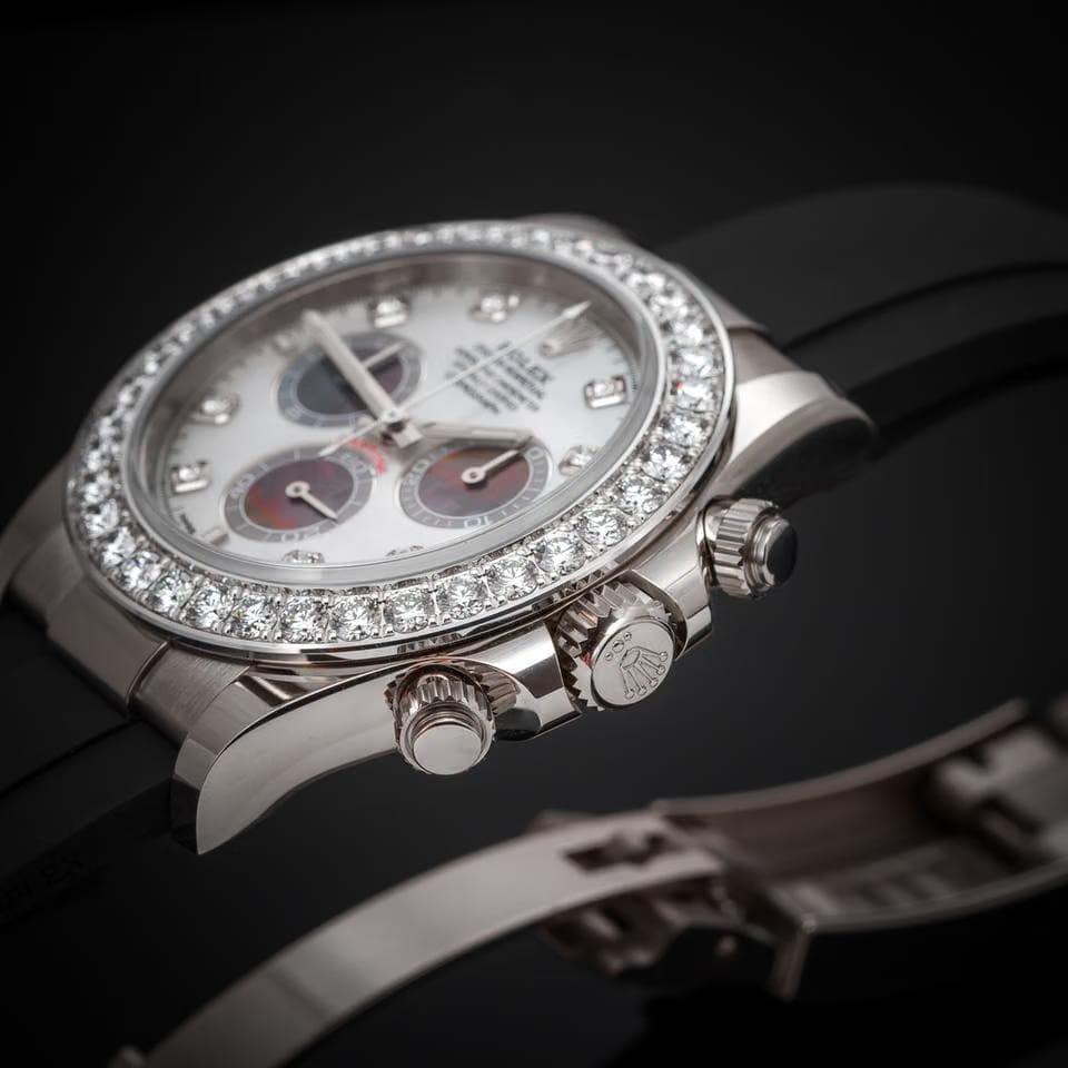 Rolex | Daytona | 126589RBR | White gold | 40 mm | Rubber | Mother of pearl | Automatic