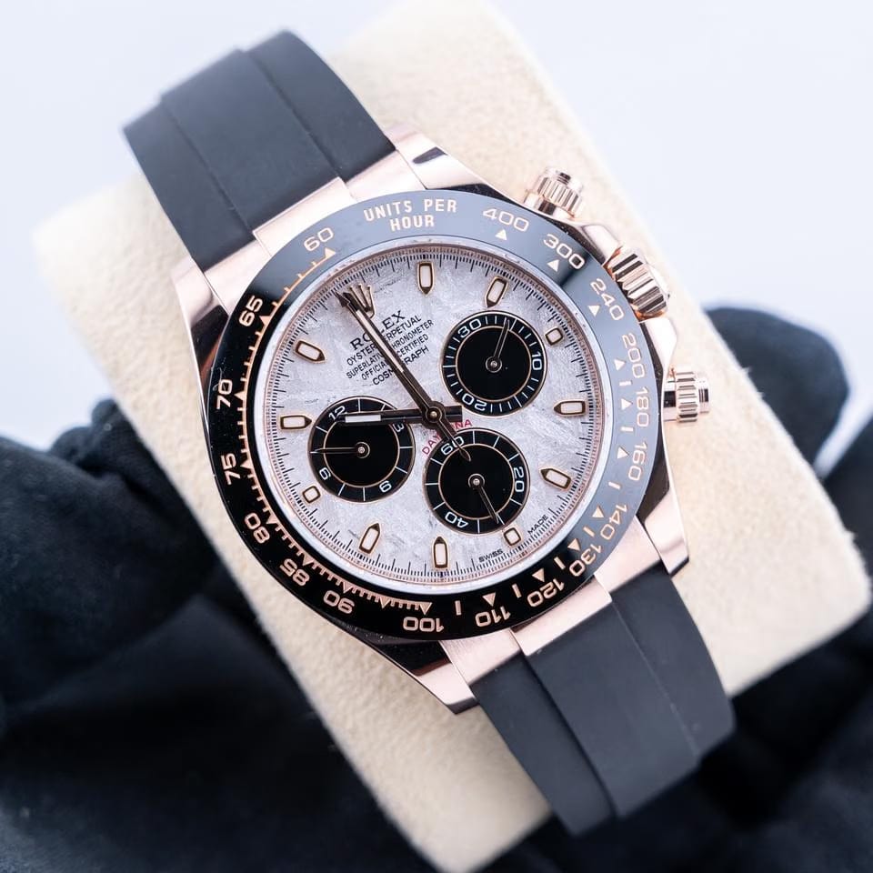 Rolex | Daytona | 116515ln | Rose gold | 40 mm | Rubber | Meteorite | Automatic