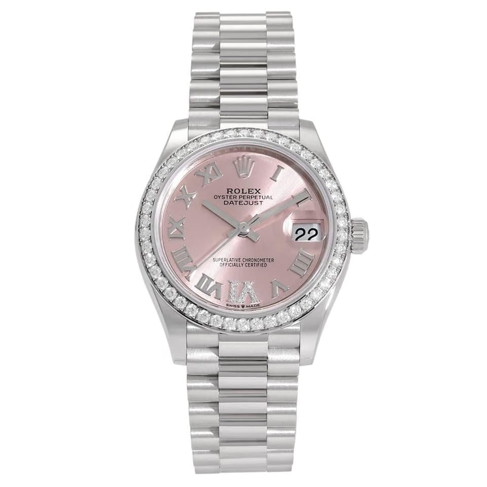 Rolex | Datejust | 278289RBR | White gold | 31 mm | Pink | Automatic