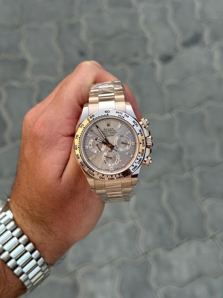 Rolex | Daytona | 116505 | Gold/Steel | 40 mm | Rose gold | Brown | Automatic