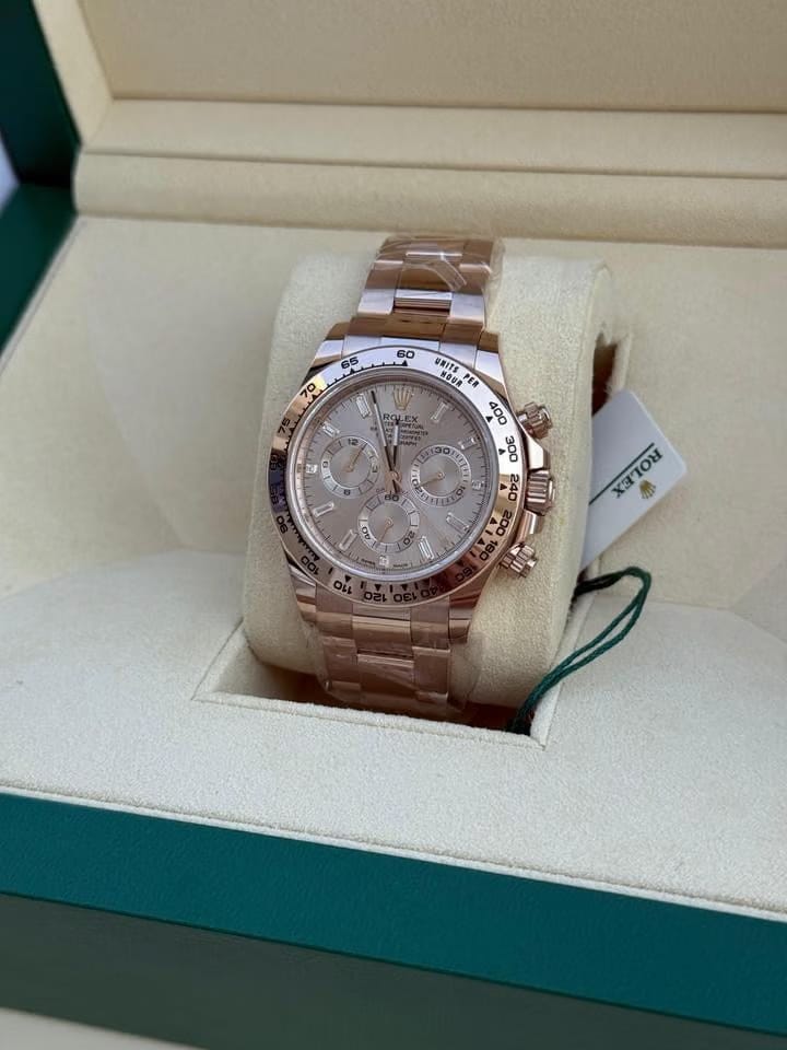 Rolex | Daytona | 116505 | Gold/Steel | 40 mm | Rose gold | Brown | Automatic