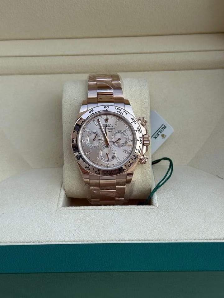 Rolex | Daytona | 116505 | Gold/Steel | 40 mm | Rose gold | Brown | Automatic