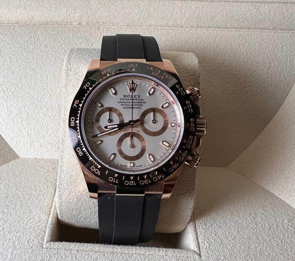 Rolex | Daytona | 116515ln | Rose gold | 40 mm | Rubber | Mother of pearl | Automatic