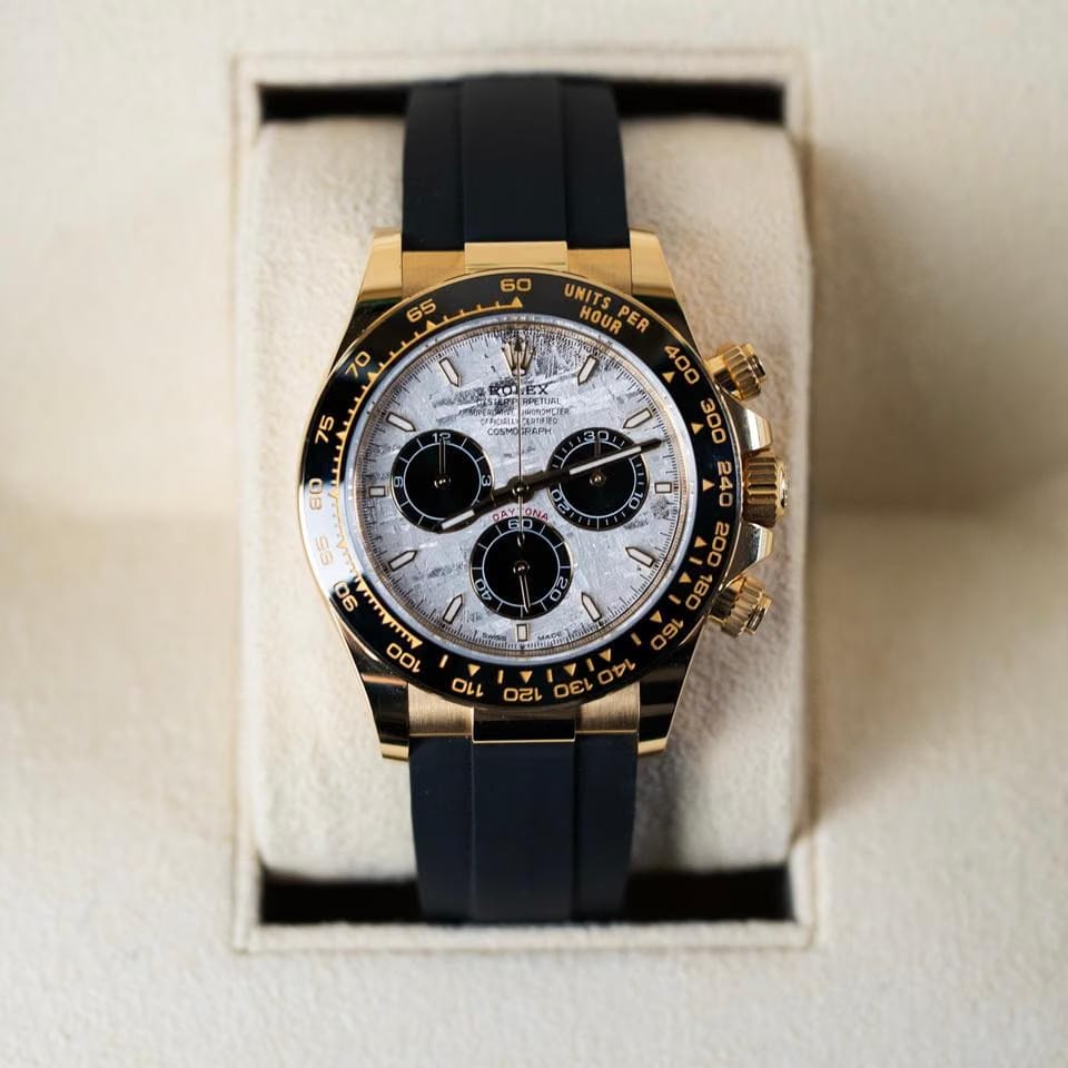 Rolex | Daytona | 126518LN | Yellow gold | 40 mm | Rubber | Gold | Automatic
