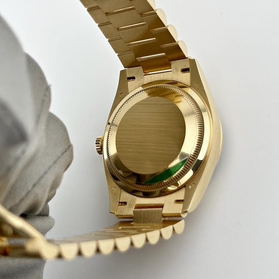 Rolex | Day-Date | 128238 | Steel | 36 mm | Gold/Steel | Green | Automatic