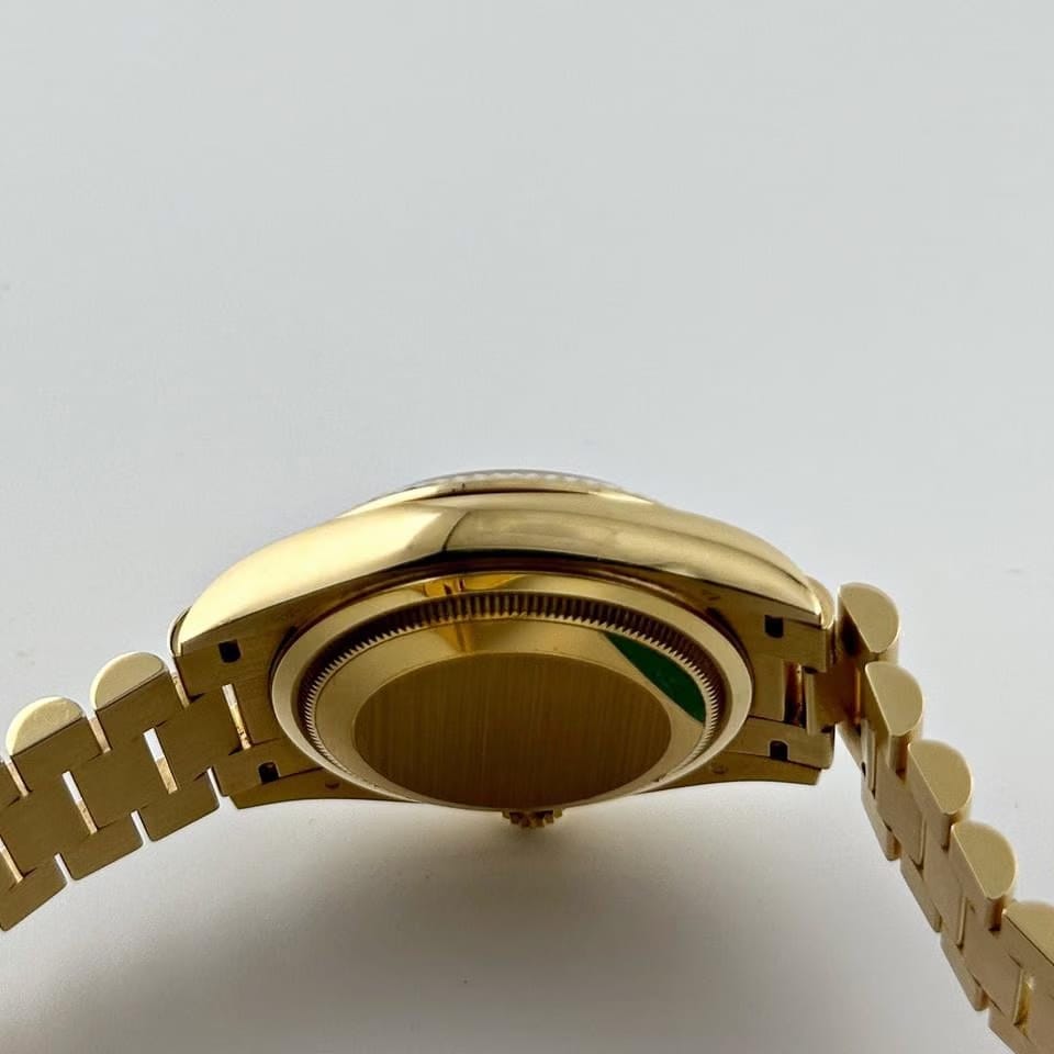 Rolex | Day-Date | 128238 | Steel | 36 mm | Gold/Steel | Green | Automatic
