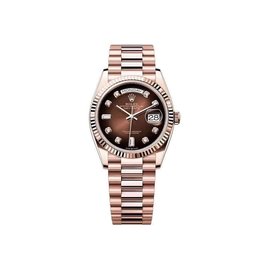 Rolex | Day-Date | 128235-0037 | 36 mm | Brown | Automatic