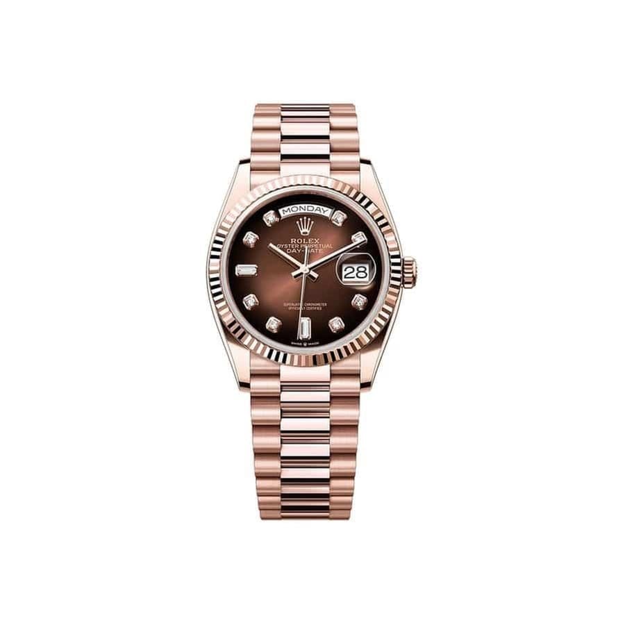 Rolex | Day-Date | 128235-0037 | 36 mm | Brown | Automatic