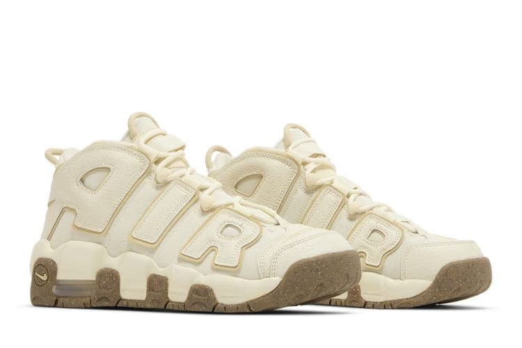 Air More Uptempo GS Coconut Milk Team Gold