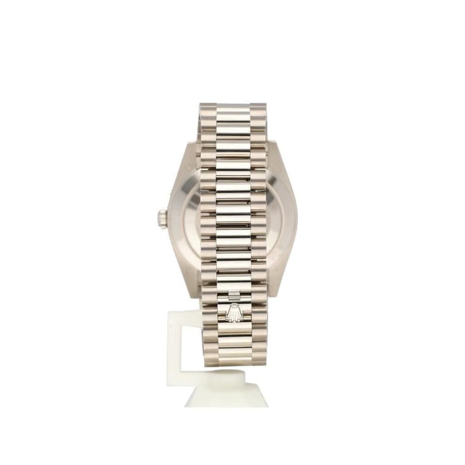Rolex | Day-Date | 228349RBR-0030 | White gold | 40 mm | White gold | Green | Automatic