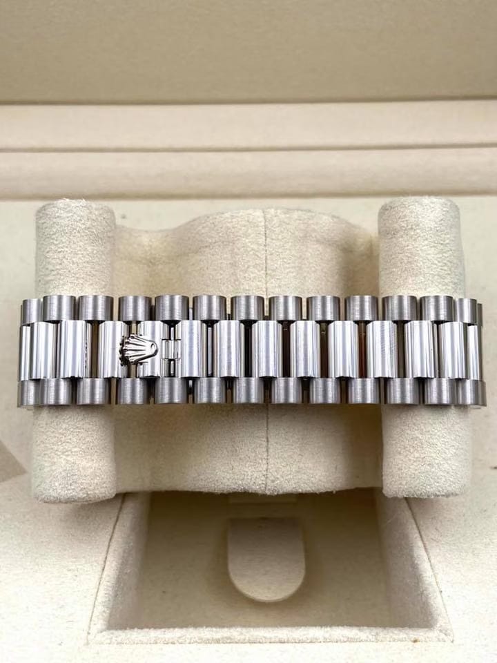 Rolex | Day-Date | 228239-0055 | White gold | 40 mm | White gold | Grey | Automatic