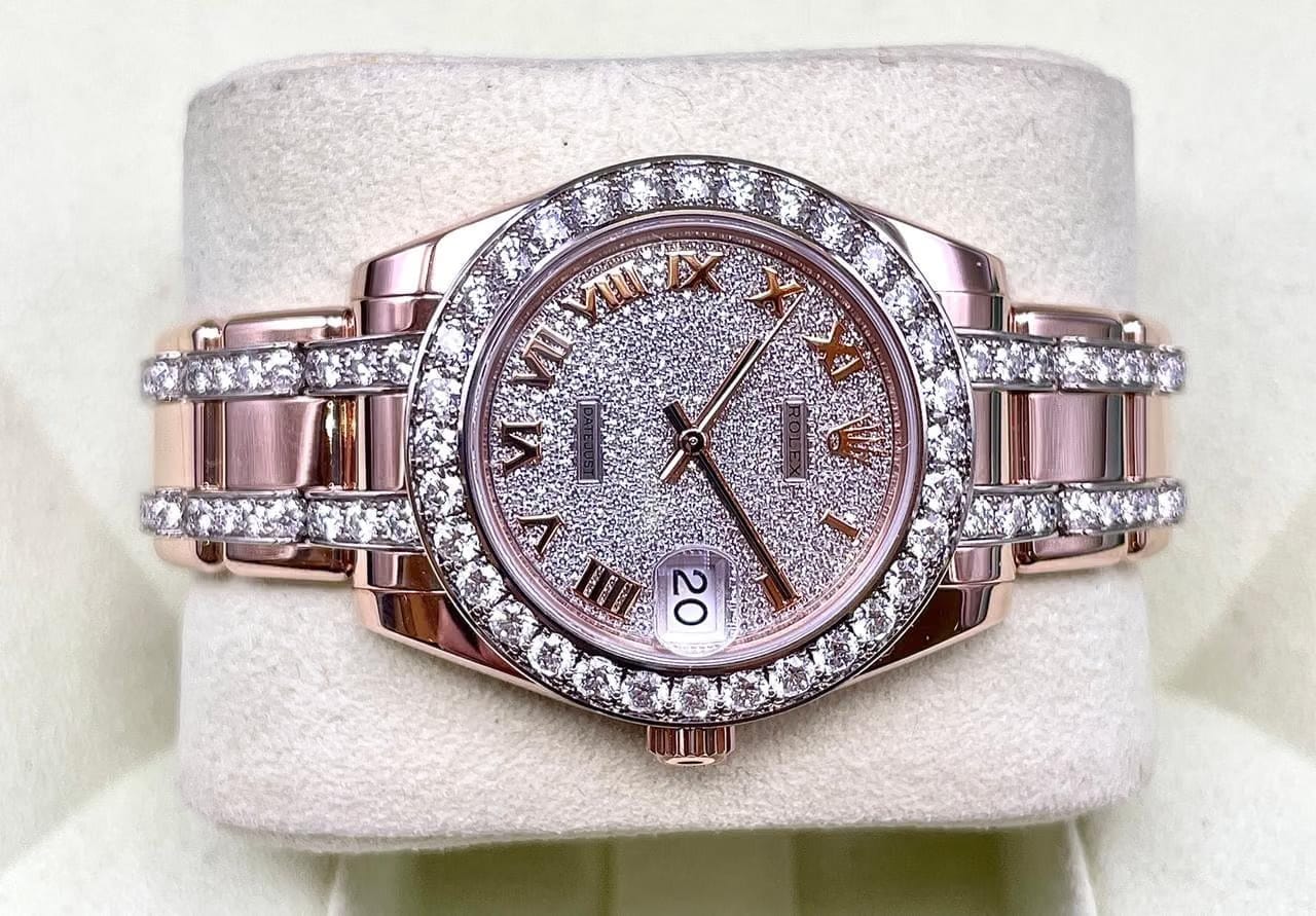 Rolex | Datejust | 81285 | Rose gold | 34 mm | Rose gold | Pink | Automatic