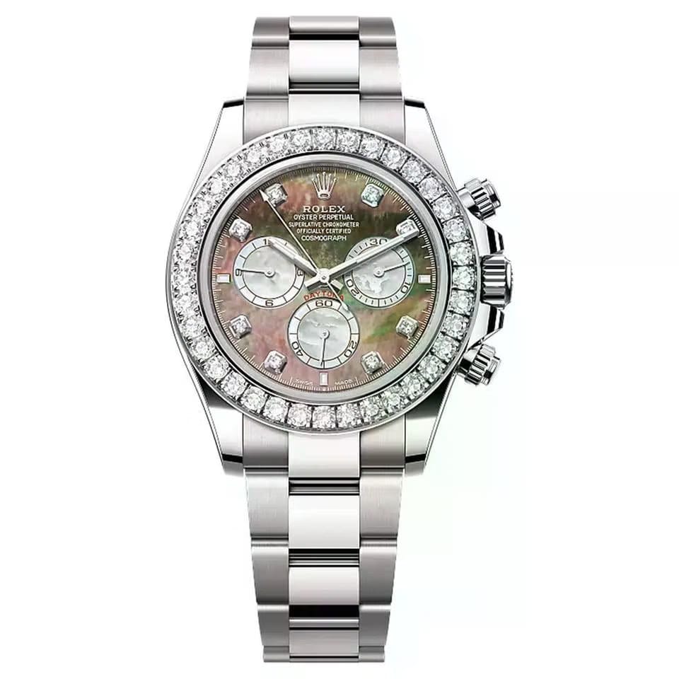 Rolex | Daytona | 126579RBR-0001 | 40 mm | White gold | Mother of pearl | Manual winding