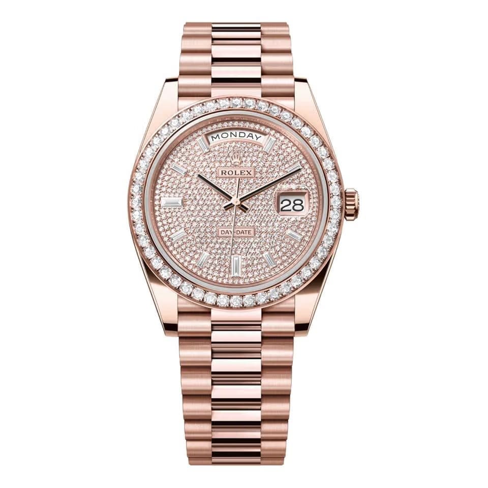 Rolex | Day-Date | 228345RBR-0002 | 40 mm | Rose gold | Automatic