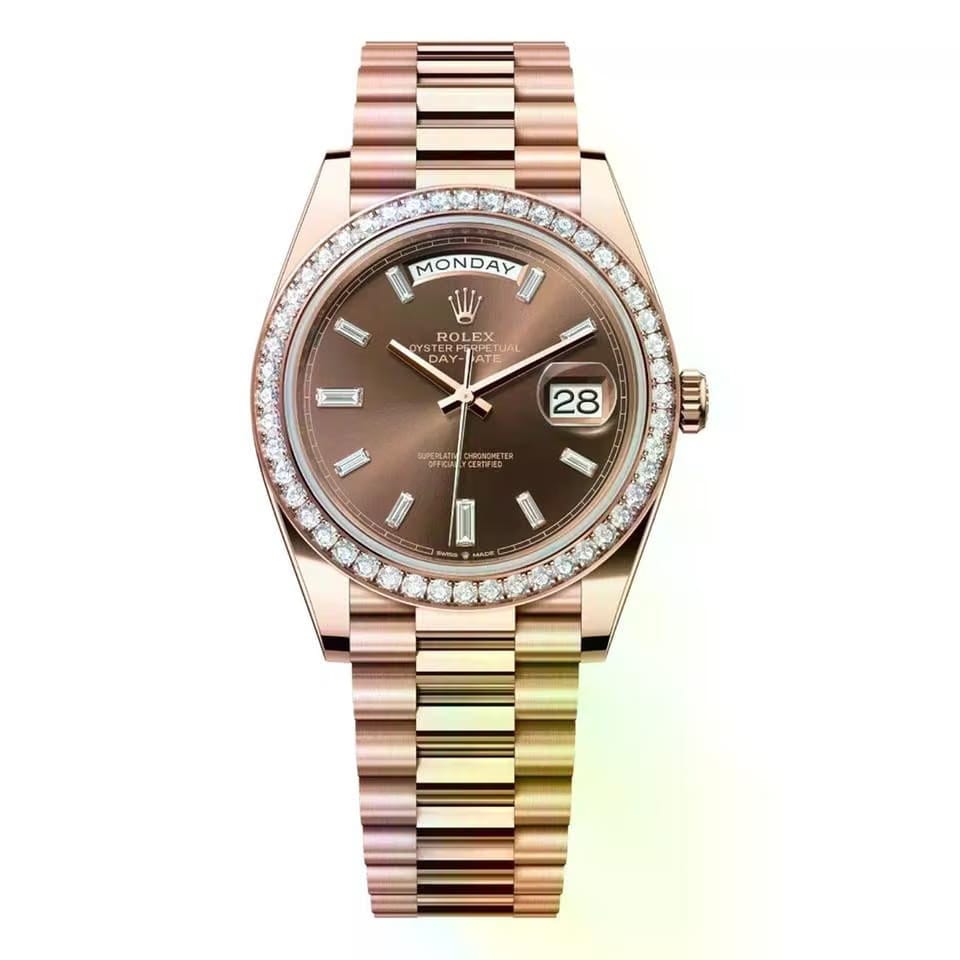 Rolex | Day-Date | 228345RBR-0006 | 40 mm | Brown | Automatic
