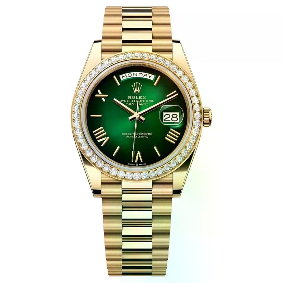 Rolex | Day-Date | 228348RBR-0045 | 40 mm | Yellow gold | Automatic