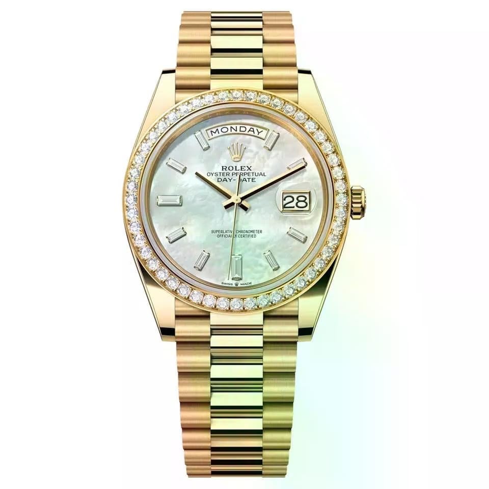 Rolex | Day-Date | 228348RBR-0046 | 40 mm | Yellow gold | Automatic
