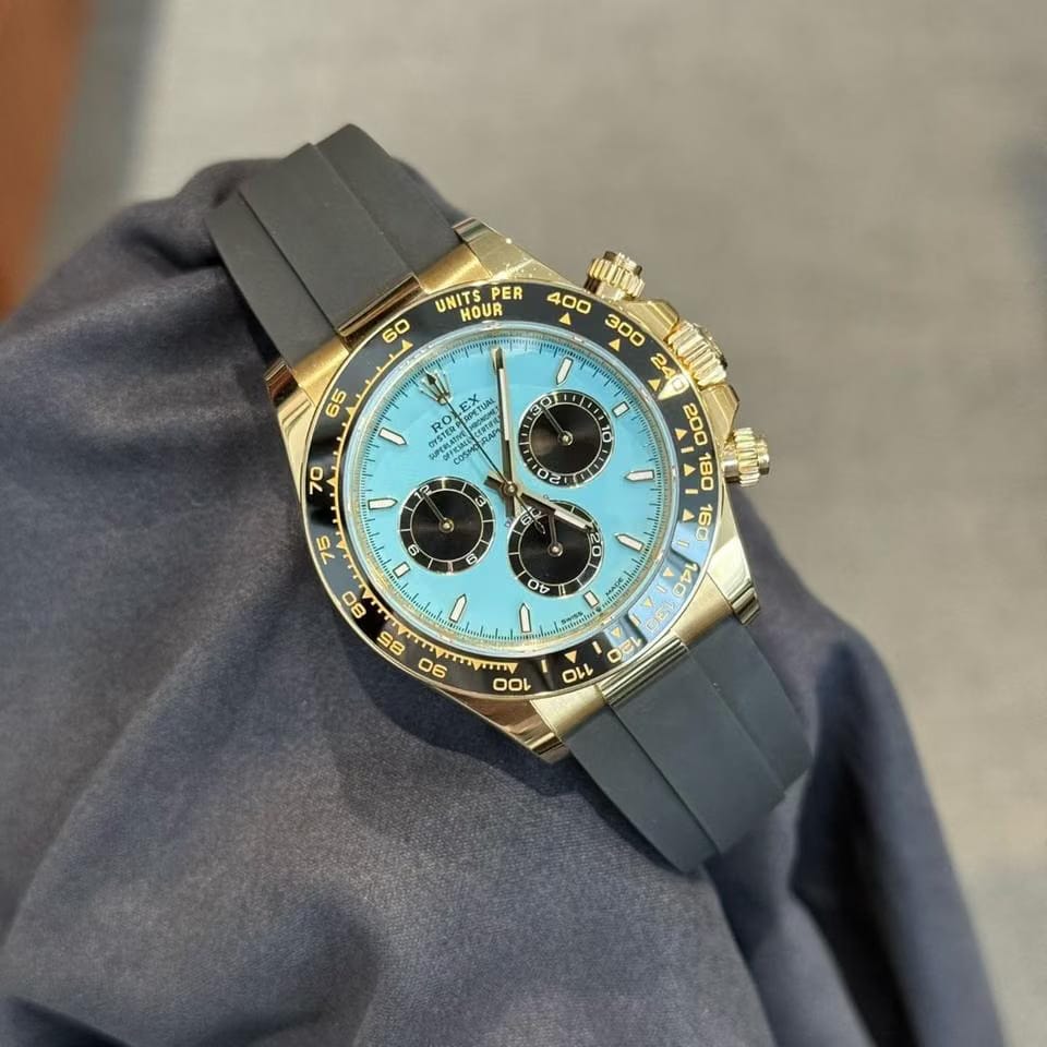 Rolex | Daytona | 126518ln | Yellow gold | 40 mm | Rubber | Blue | Automatic