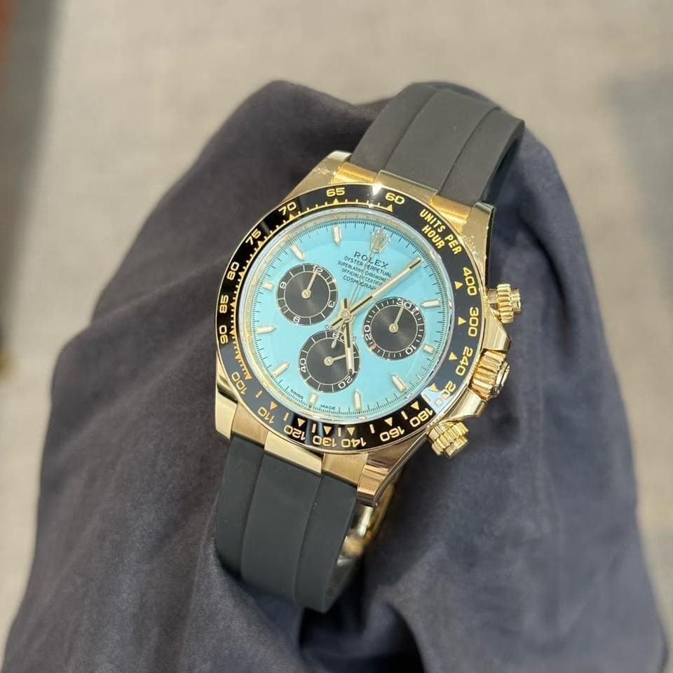 Rolex | Daytona | 126518ln | Yellow gold | 40 mm | Rubber | Blue | Automatic