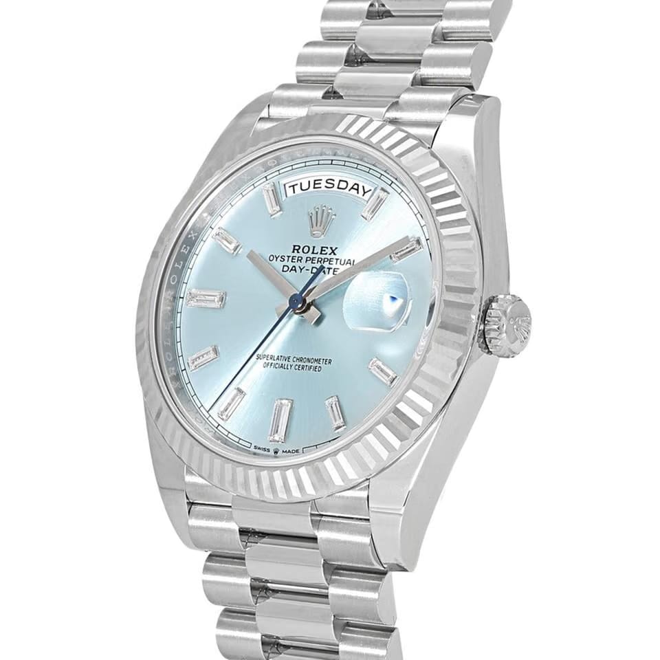 Rolex | Day-Date | 228236a | Platinum | 40 Mm | Blue | Automatic