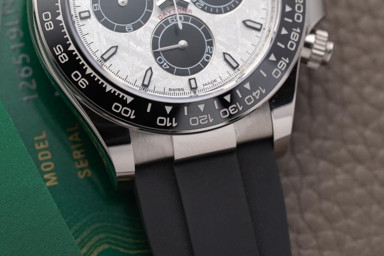 Rolex | Daytona | 126519LN-0006 | White gold | 40 mm | Rubber | Meteorite | Automatic