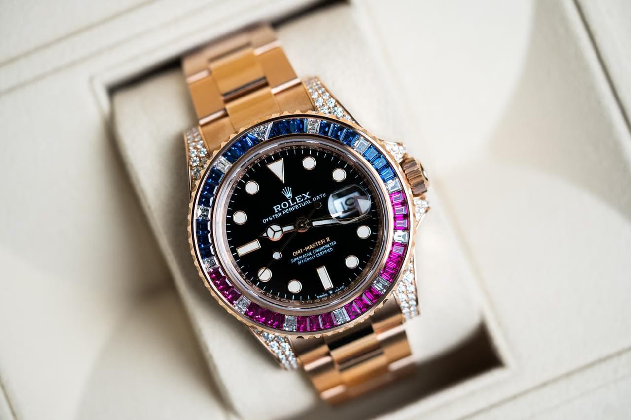 Rolex | GMT-Master II | 126755SARU | Rose gold | 40 mm | Rose gold | Black | Automatic